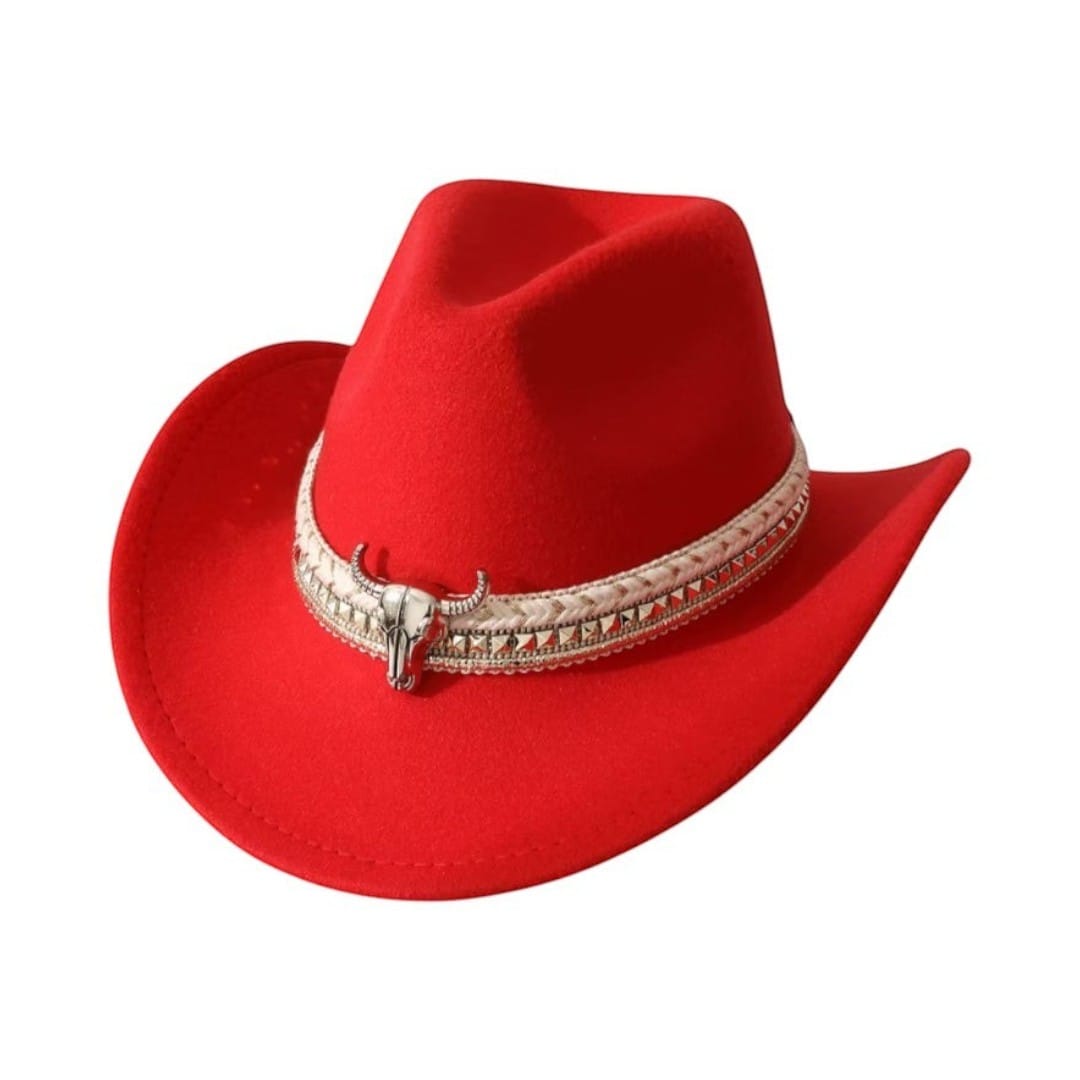 Le Comptoir du Chapeau Rouge Chapeau Cowboy en Feutre
