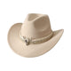 Le Comptoir du Chapeau Crème Chapeau Cowboy en Feutre