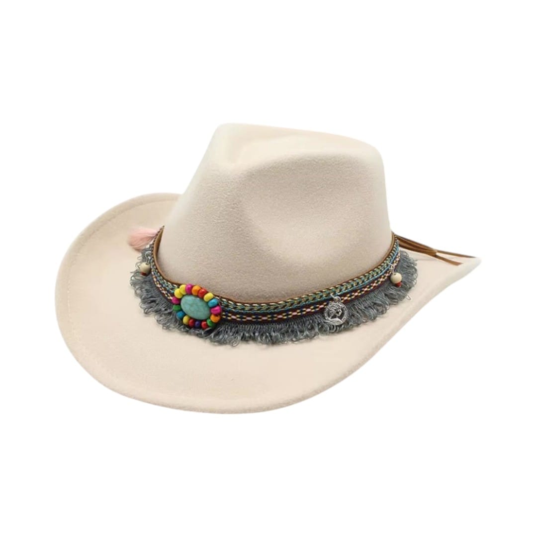 Le Comptoir du Chapeau Beige Chapeau Cowboy Jazz Classique