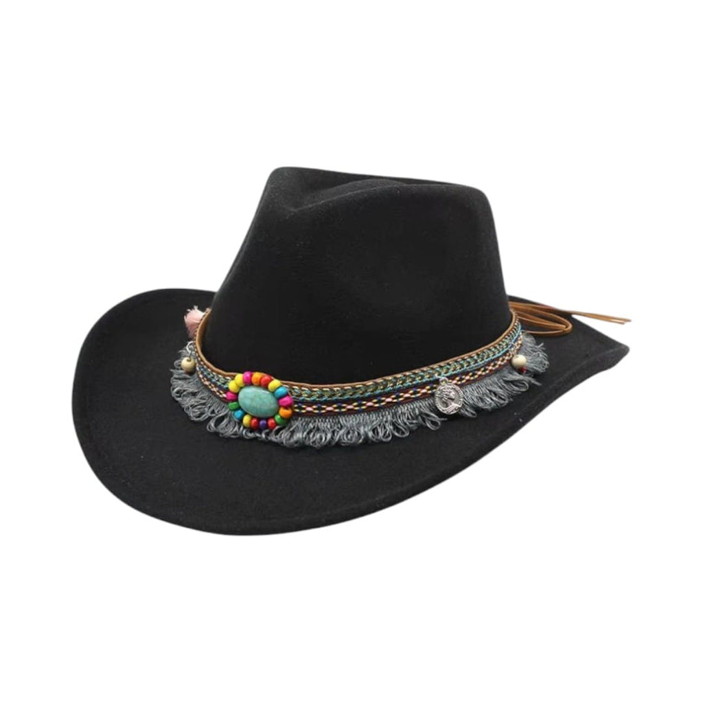 Le Comptoir du Chapeau Noir Chapeau Cowboy Jazz Classique