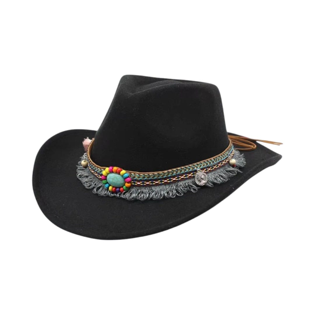 Le Comptoir du Chapeau Noir Chapeau Cowboy Jazz Classique
