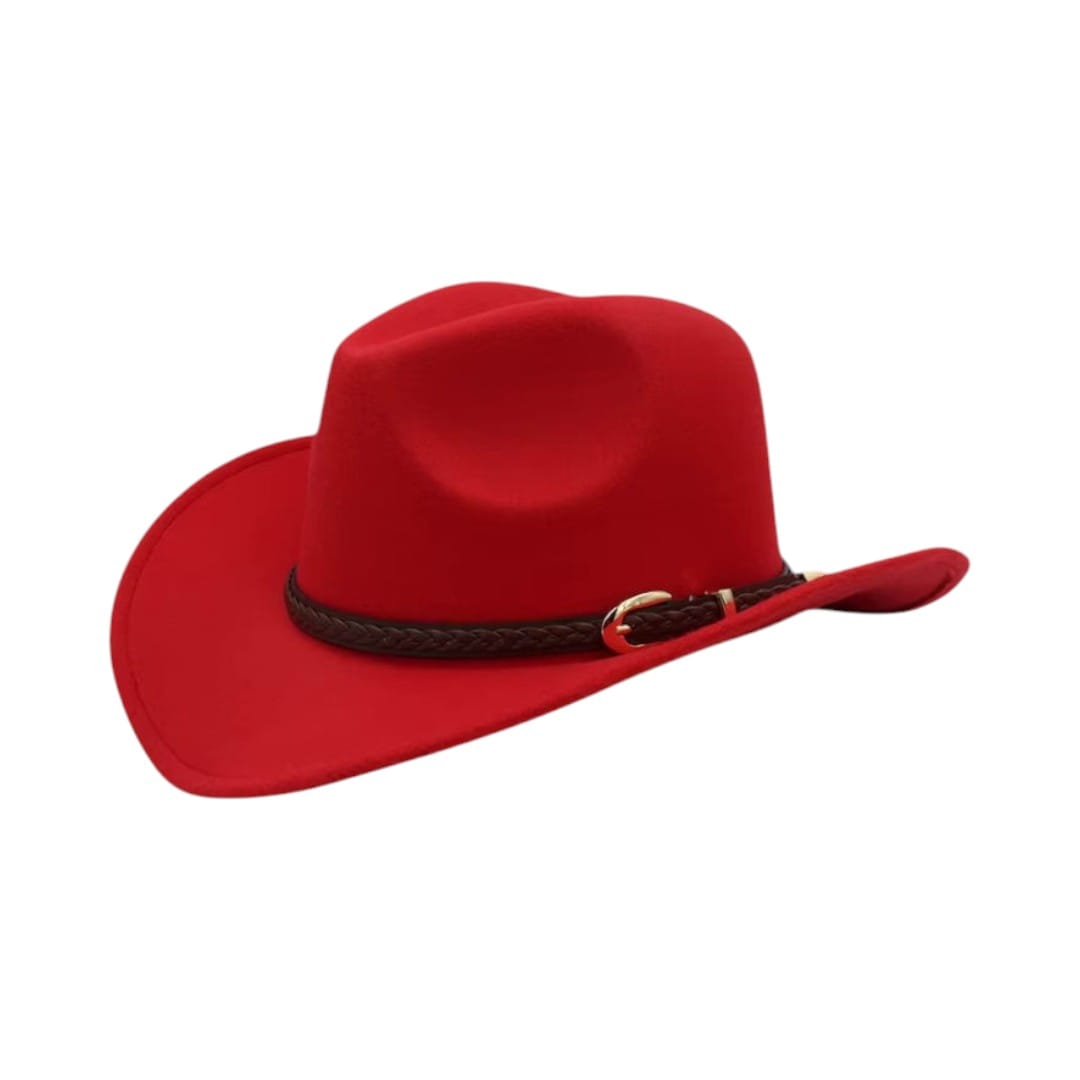 Le Comptoir du Chapeau Rouge Chapeau Cowboy Laine Vintage