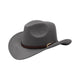 Le Comptoir du Chapeau Gris Chapeau Cowboy Laine Vintage