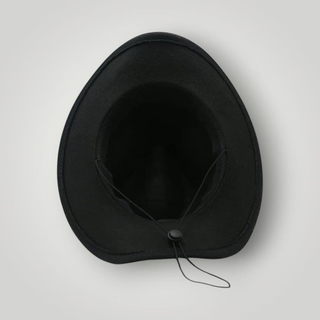 Le Comptoir du Chapeau Noir Chapeau Cowboy Noir Classique