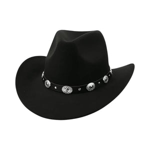 Le Comptoir du Chapeau Noir Chapeau Cowboy Noir Classique