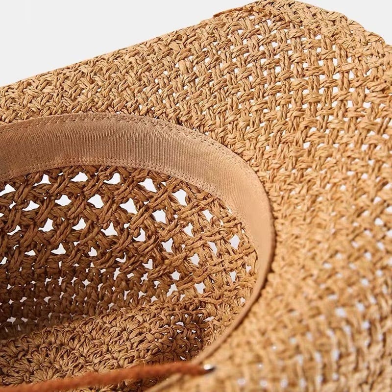 Le Comptoir du Chapeau Chapeau Cowboy Paille Pliable