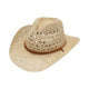 Le Comptoir du Chapeau Beige Chapeau Cowboy Paille Pliable