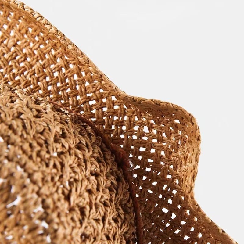 Le Comptoir du Chapeau Chapeau Cowboy Paille Pliable