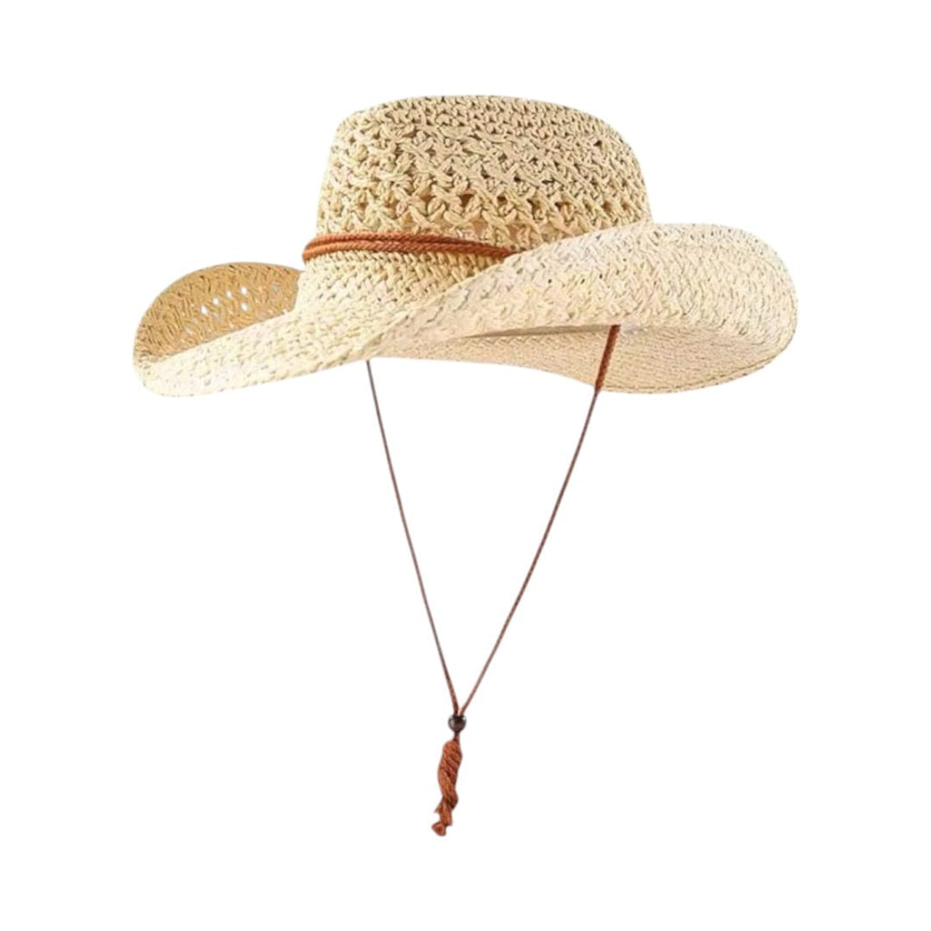 Le Comptoir du Chapeau Chapeau Cowboy Paille Pliable