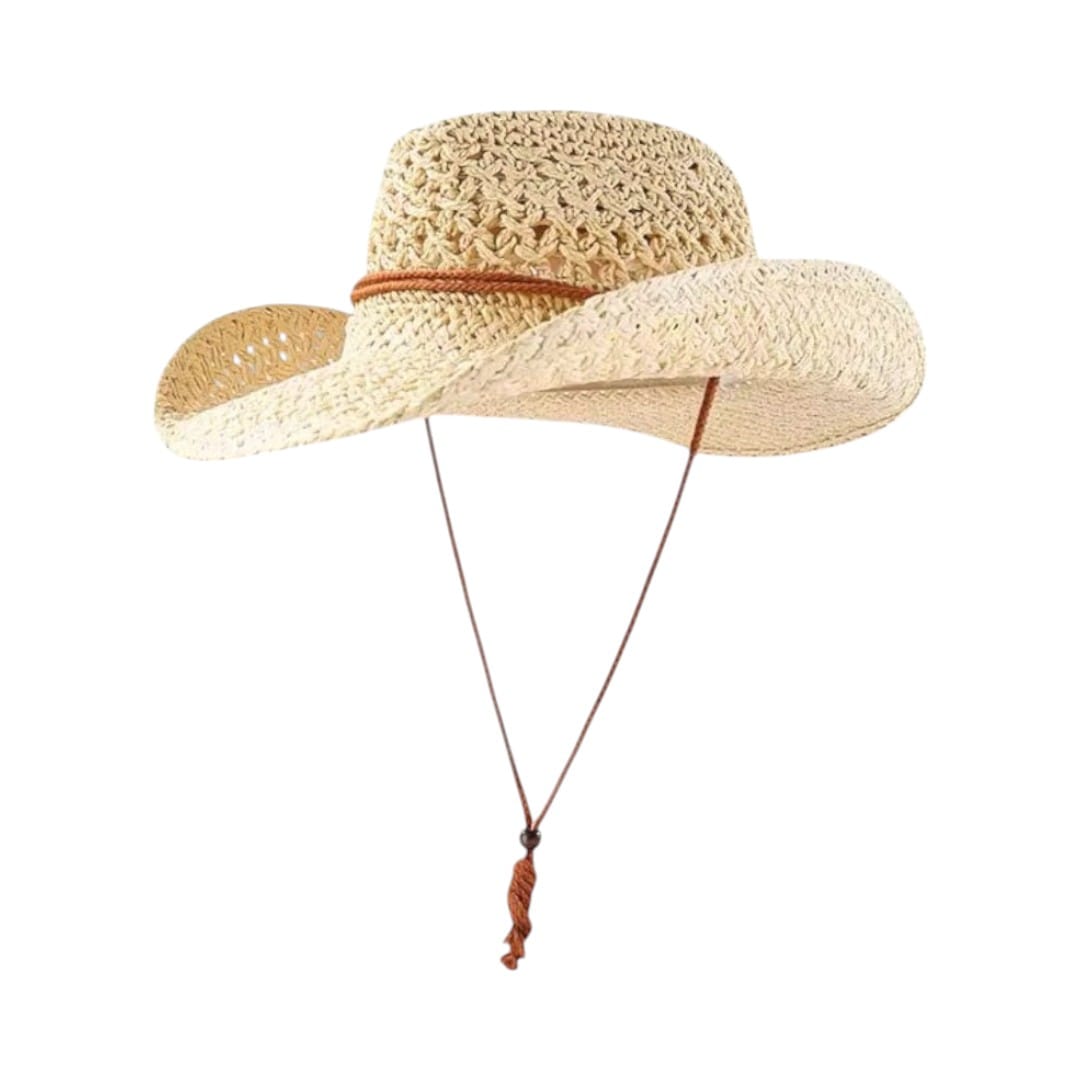 Le Comptoir du Chapeau Chapeau Cowboy Paille Pliable
