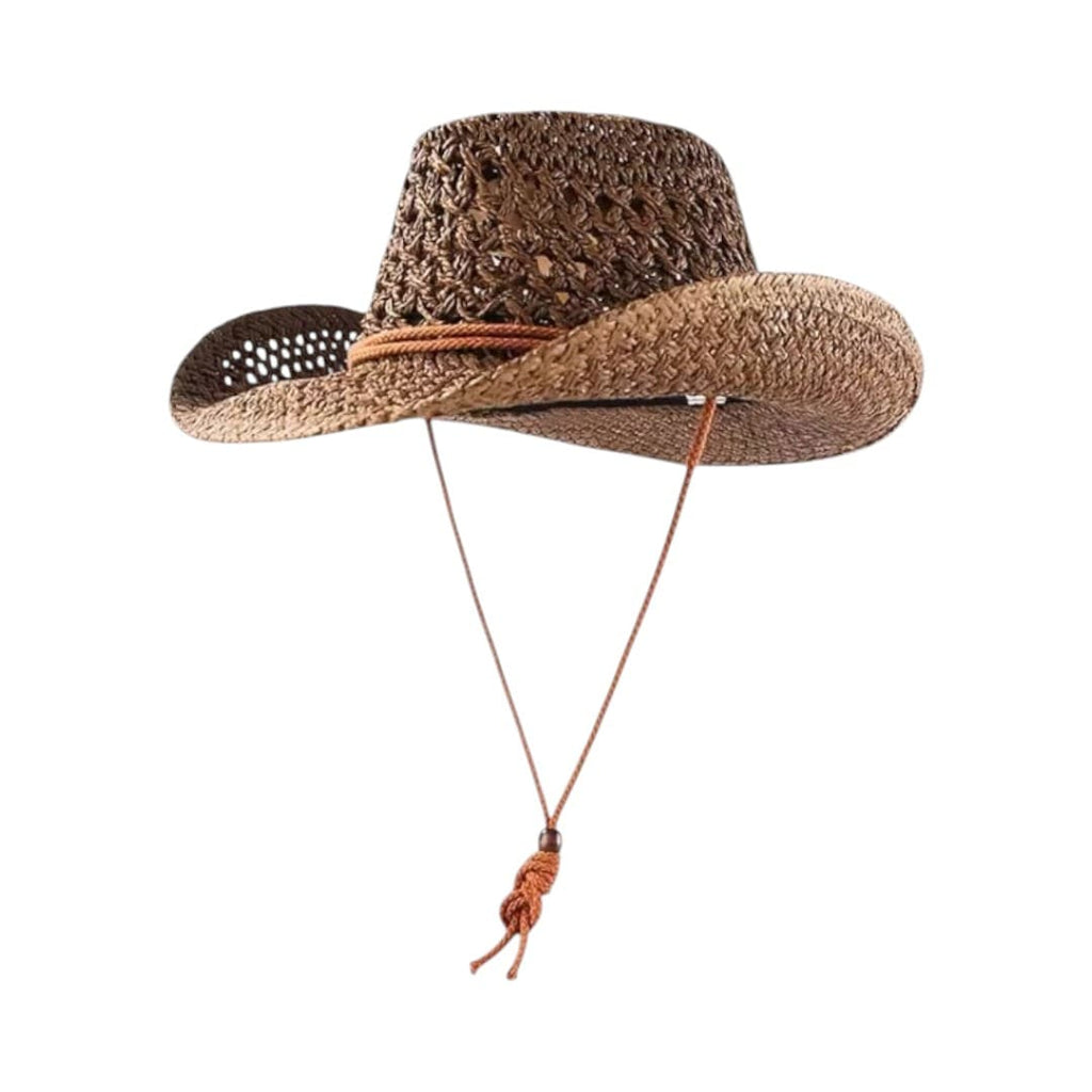 Le Comptoir du Chapeau Chapeau Cowboy Paille Pliable