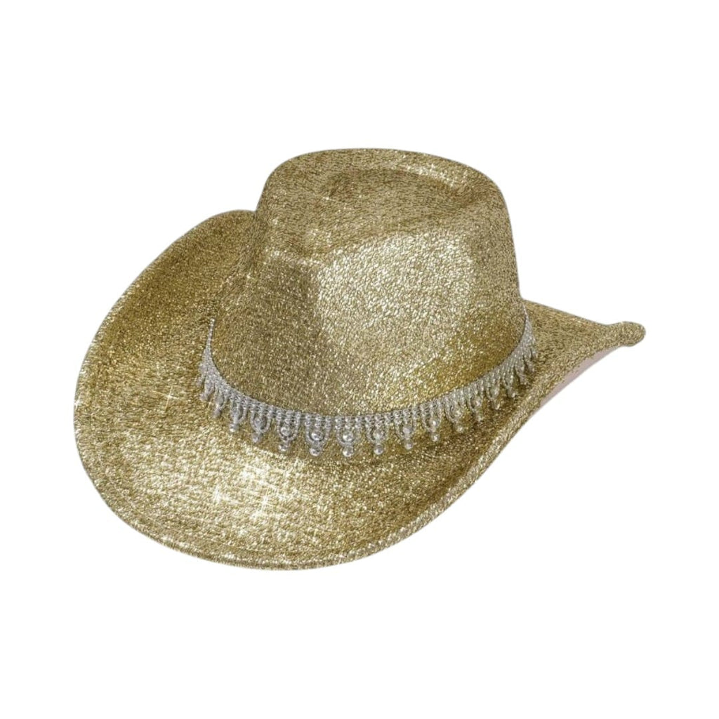 Le Comptoir du Chapeau Champagne Chapeau Cowboy Strass