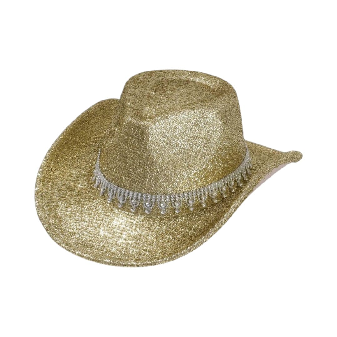 Le Comptoir du Chapeau Champagne Chapeau Cowboy Strass