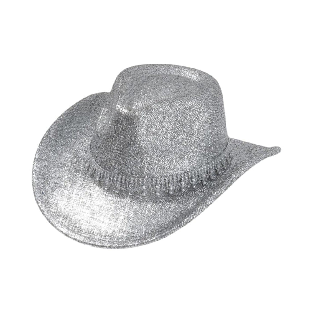 Le Comptoir du Chapeau Argent Chapeau Cowboy Strass