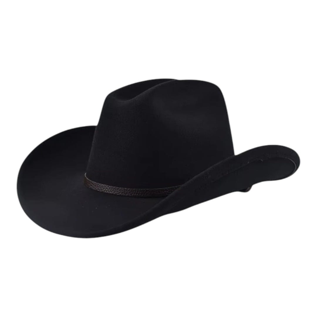 Le Comptoir du Chapeau Chapeau Cowboy Vintage Large Bord