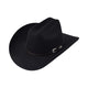 Le Comptoir du Chapeau Noir Chapeau Cowboy Vintage Large Bord
