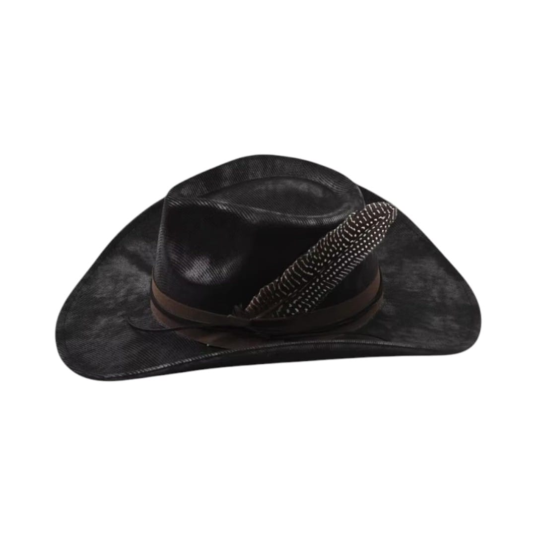 Le Comptoir du Chapeau Chapeau Cowboy Vintage Plume
