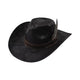 Le Comptoir du Chapeau Noir Chapeau Cowboy Vintage Plume