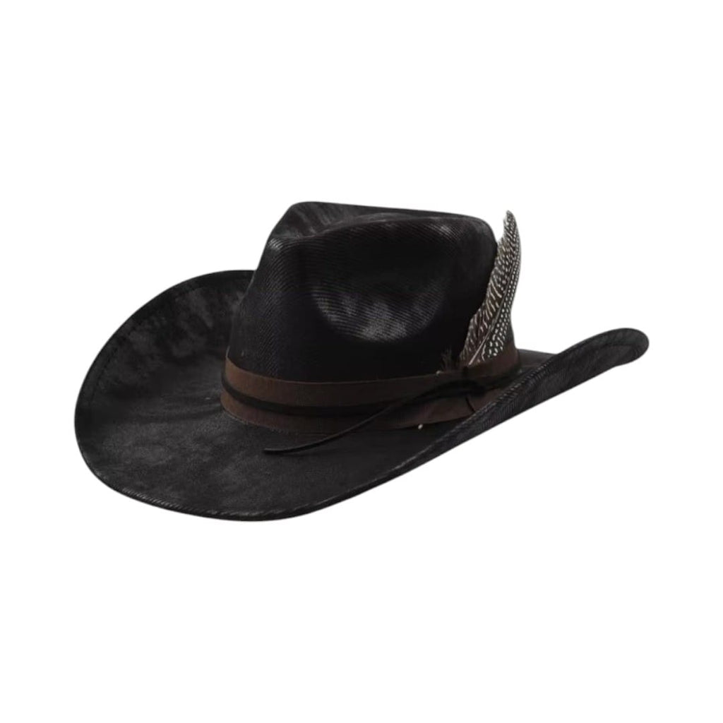Le Comptoir du Chapeau Chapeau Cowboy Vintage Plume