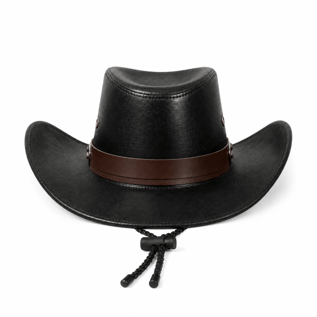 Le Comptoir du Chapeau Chapeau Cowboy Vintage Similicuir