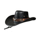 Le Comptoir du Chapeau Noir Chapeau Cowboy Vintage Similicuir
