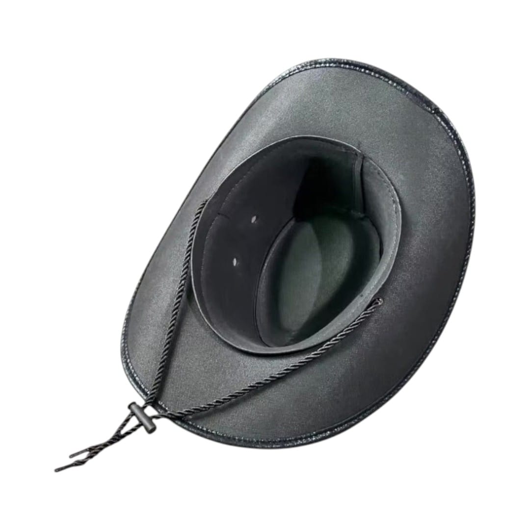 Le Comptoir du Chapeau Chapeau Cowboy Vintage Similicuir