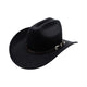 Le Comptoir du Chapeau Noir Chapeau Cowboy Western Vintage Large Bord