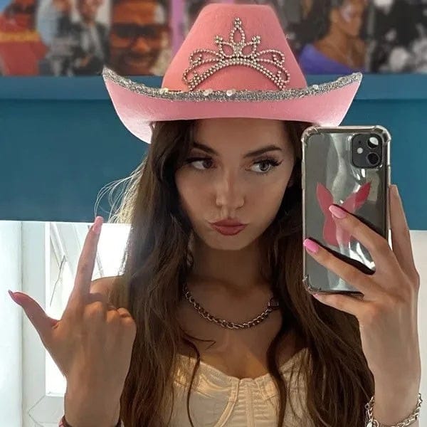 Le Comptoir du Chapeau Chapeau Cowgirl Rose