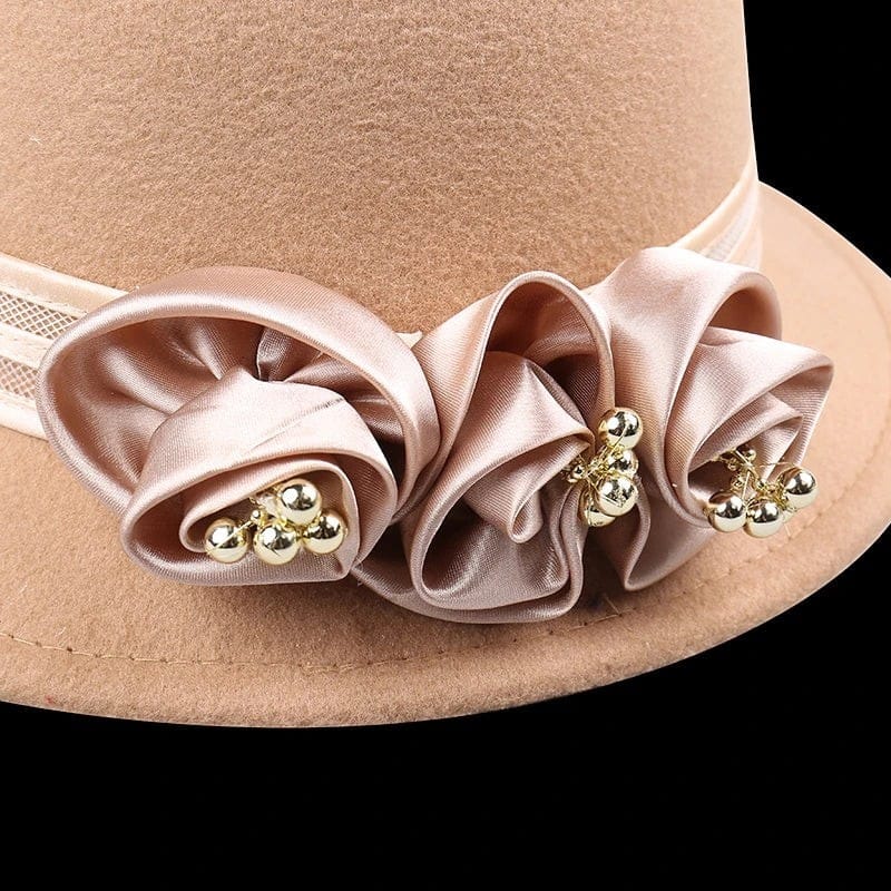 Le Comptoir du Chapeau Chapeau Fleur Réglable Élégant