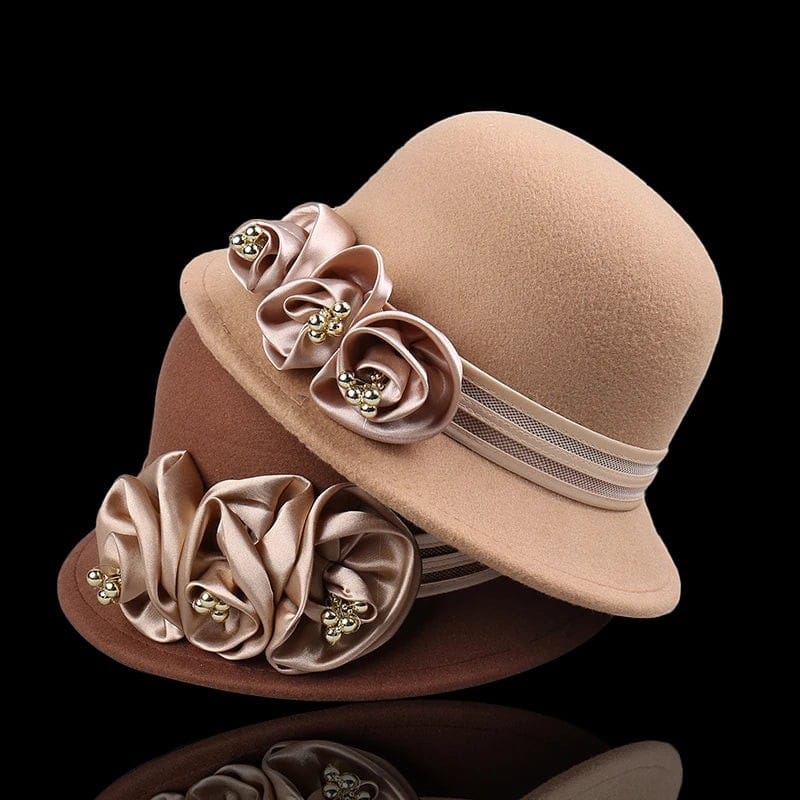 Le Comptoir du Chapeau Chapeau Fleur Réglable Élégant