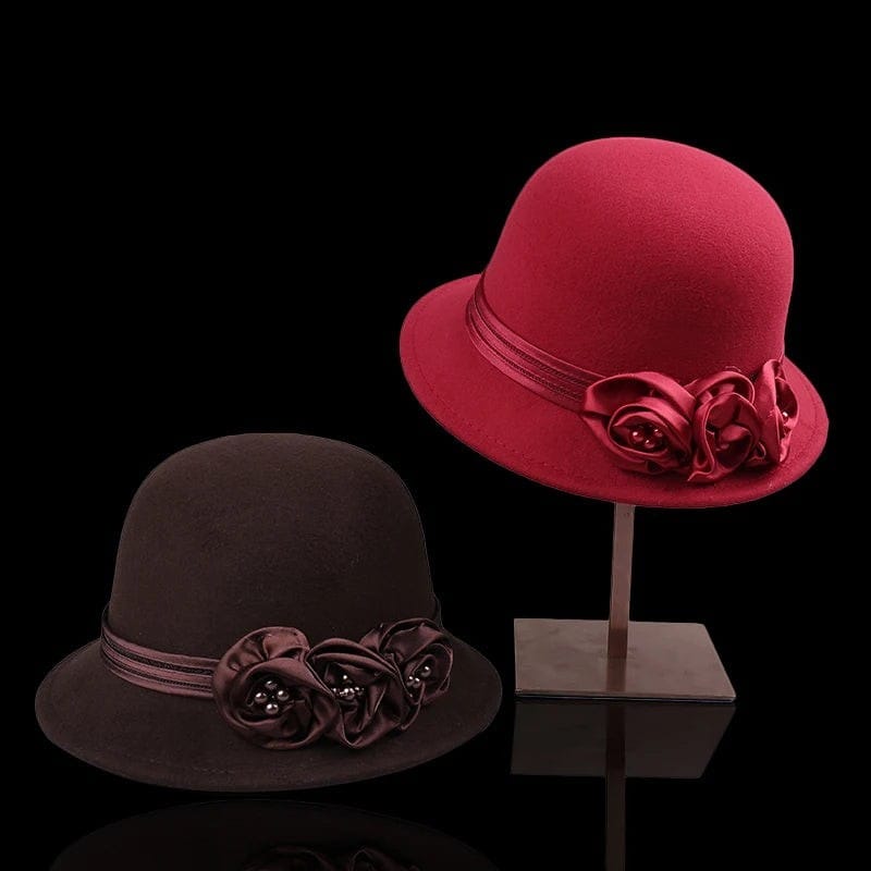 Le Comptoir du Chapeau Chapeau Fleur Réglable Élégant