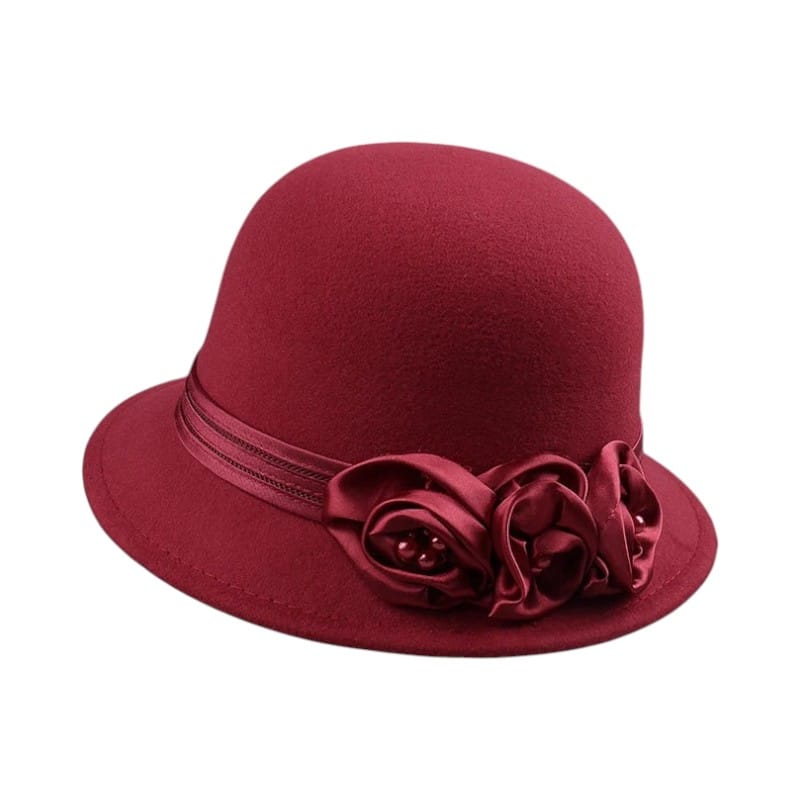 Le Comptoir du Chapeau Rouge / 59 cm Chapeau Fleur Réglable Élégant