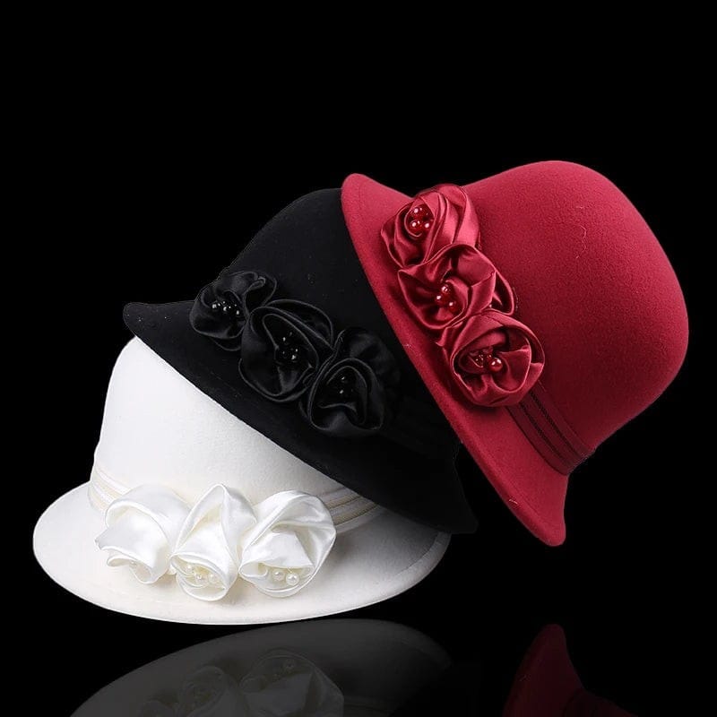 Le Comptoir du Chapeau Chapeau Fleur Réglable Élégant