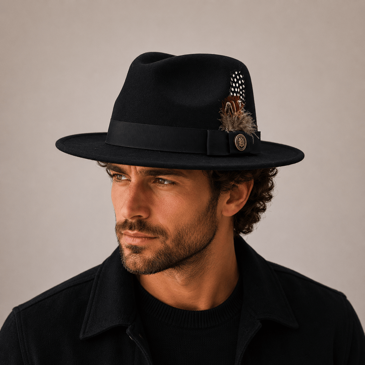 Le Comptoir du Chapeau Chapeau Haut-de-Forme Fedora Plumes Fête