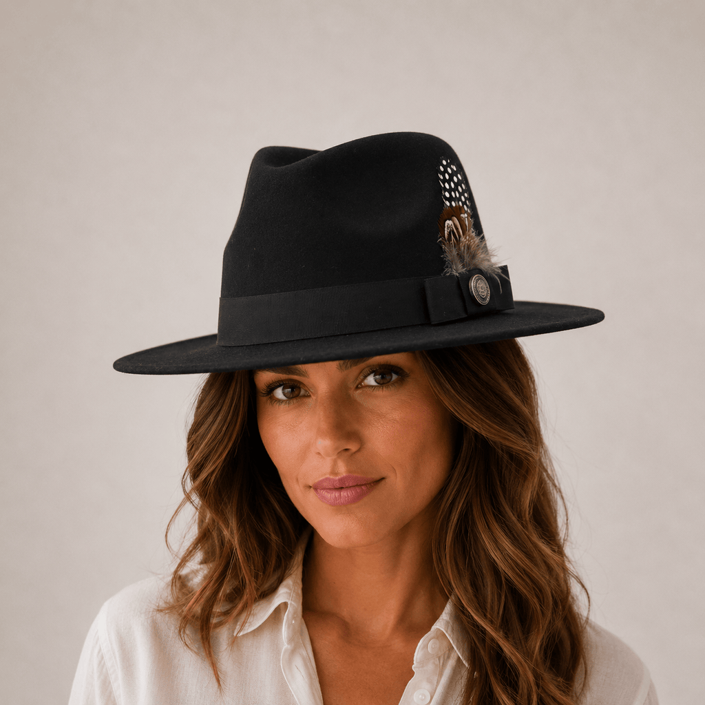 Le Comptoir du Chapeau Chapeau Haut-de-Forme Fedora Plumes Fête