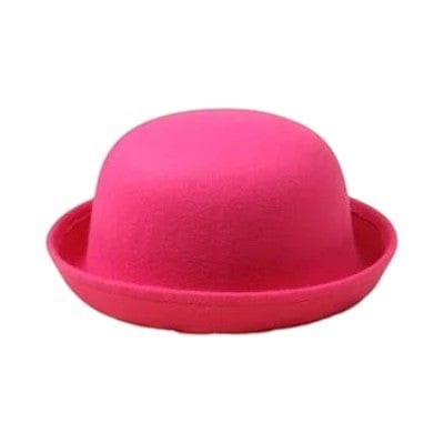 Le Comptoir du Chapeau Rose Bonbon / 56-58 cm Chapeau Jazz Bowler Bord Large