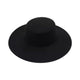 Le Comptoir du Chapeau Noir / Taille unique Chapeau Jazz Flatcap Laine Large Bord