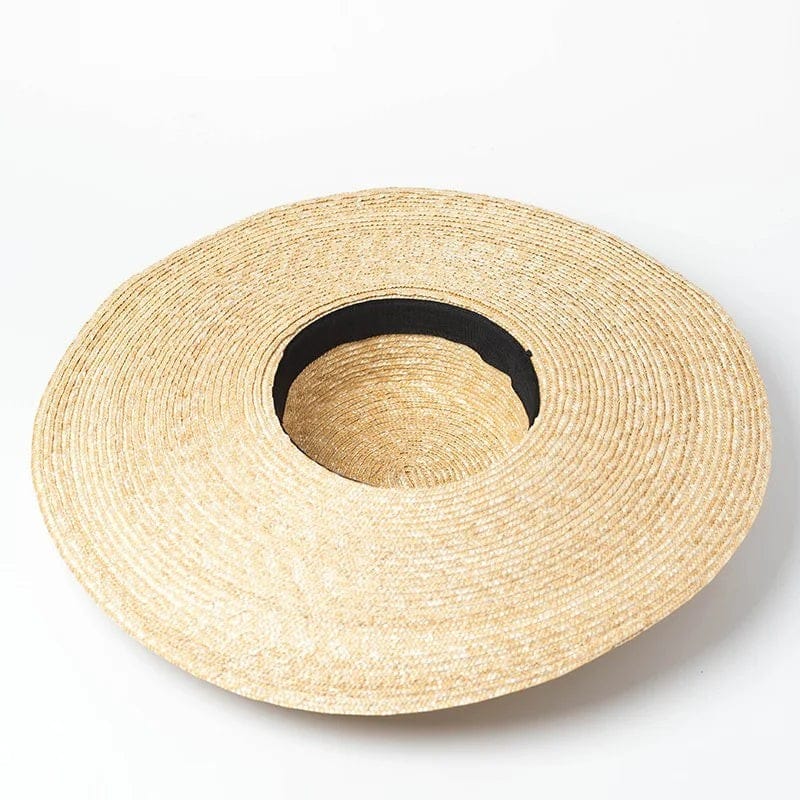 Le Comptoir du Chapeau Beige / Bord 15cm Chapeau Paille Géant Bord Extra Large