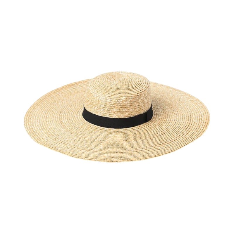 Le Comptoir du Chapeau Beige / Bord 15cm Chapeau Paille Géant Bord Extra Large