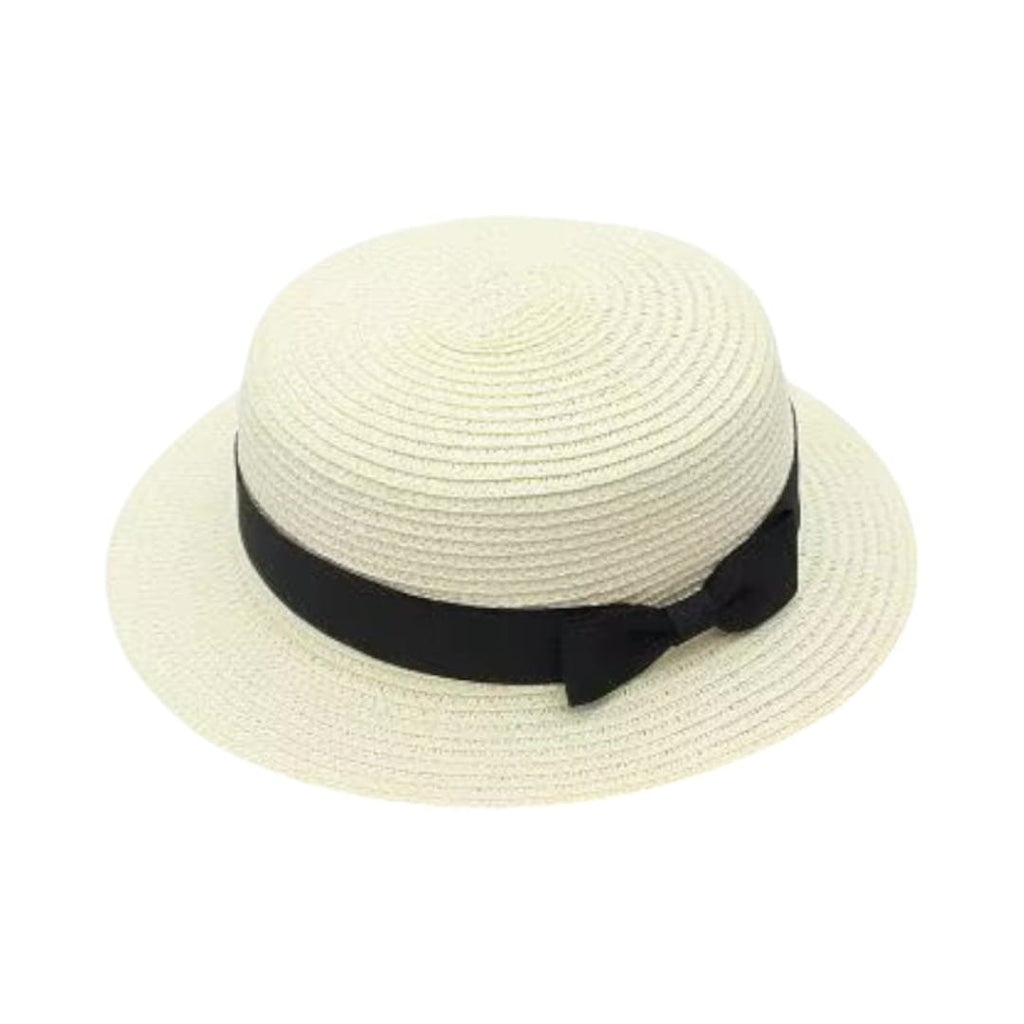 Le Comptoir du Chapeau Crème Chapeau Panama Femme Bord Plat