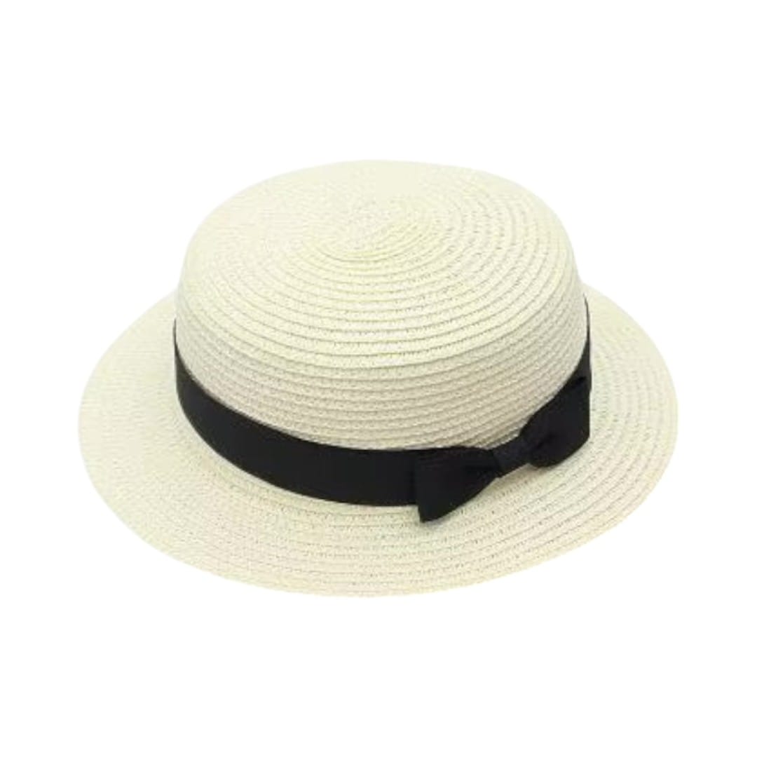 Le Comptoir du Chapeau Crème Chapeau Panama Femme Bord Plat