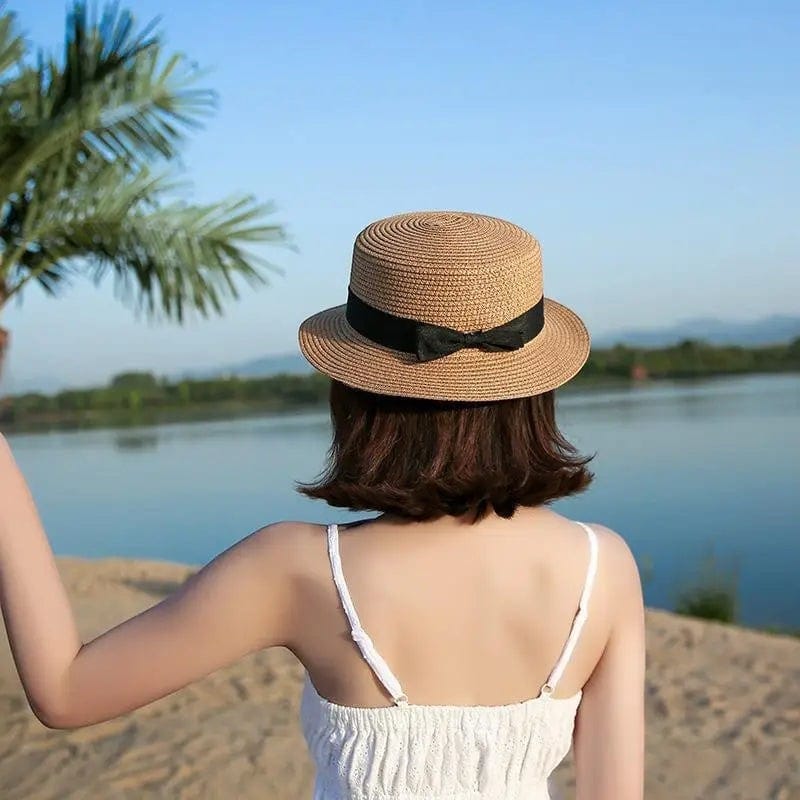 Le Comptoir du Chapeau Chapeau Panama Femme Bord Plat