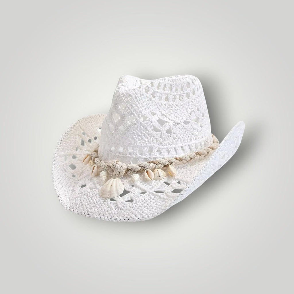 Le Comptoir du Chapeau Chapeau Panama Femme Coquillages