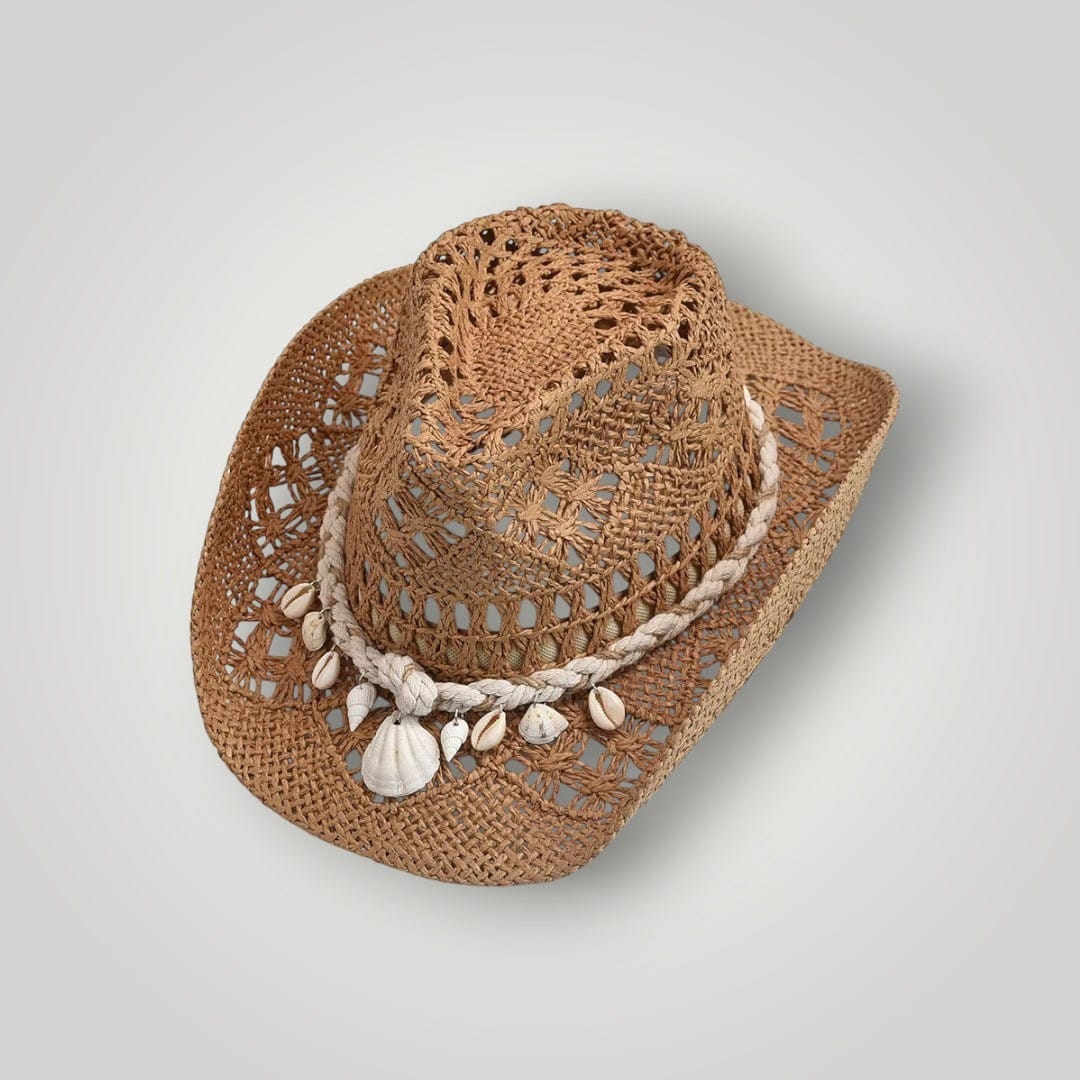 Le Comptoir du Chapeau Chapeau Panama Femme Coquillages