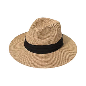 Le Comptoir du Chapeau Marron Clair Chapeau Panama Femme Paille