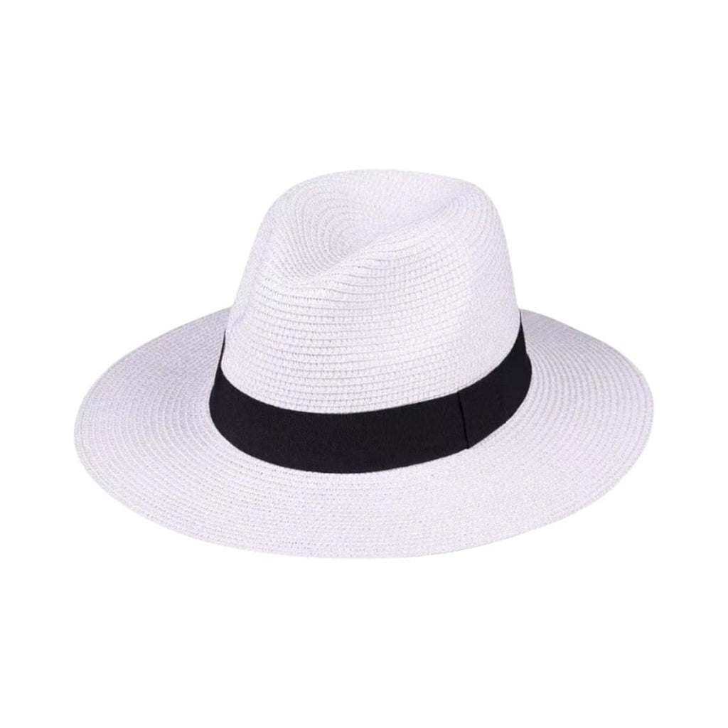 Le Comptoir du Chapeau Blanc Chapeau Panama Femme Paille