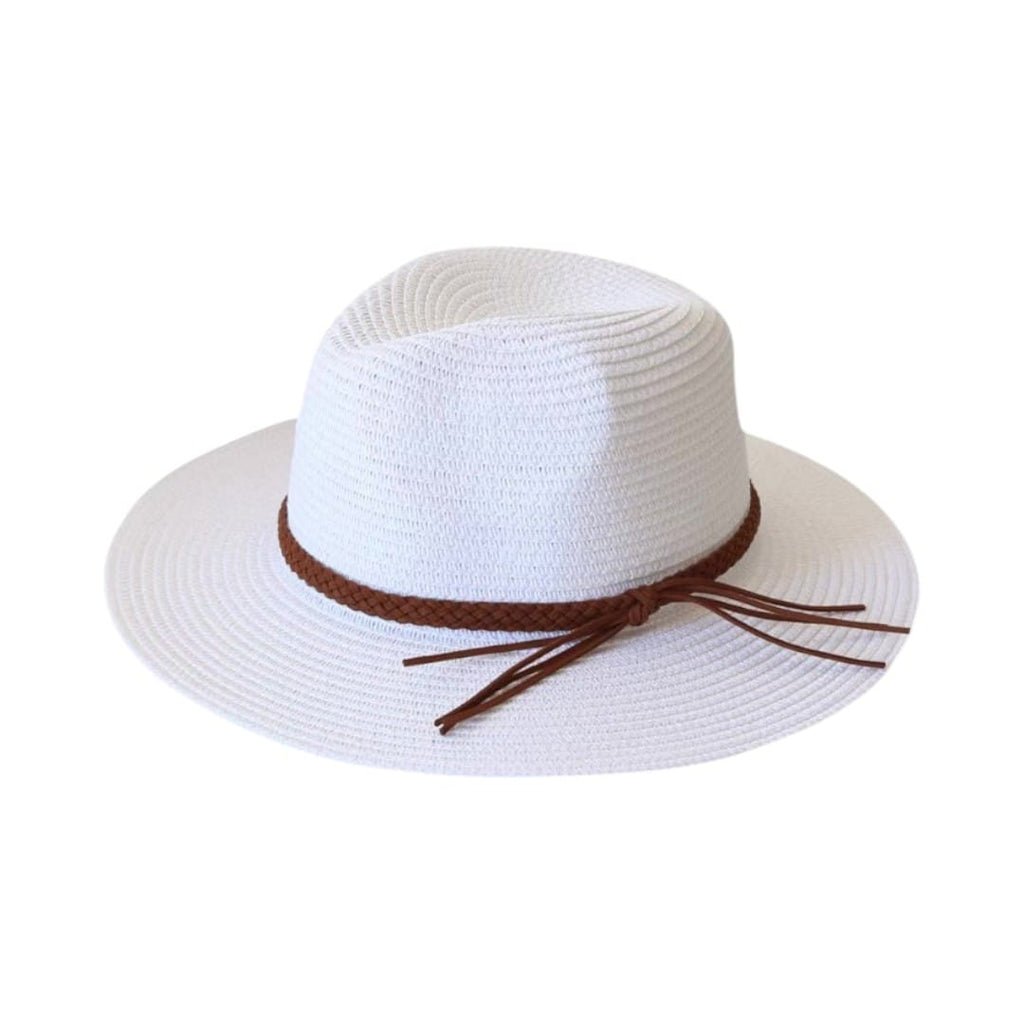 Le Comptoir du Chapeau Blanc Chapeau Panama Paille Large Bord Protection UV