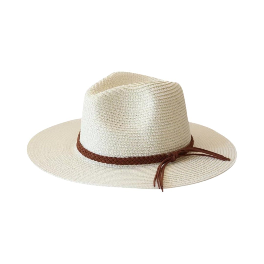 Le Comptoir du Chapeau Crème Chapeau Panama Paille Large Bord Protection UV