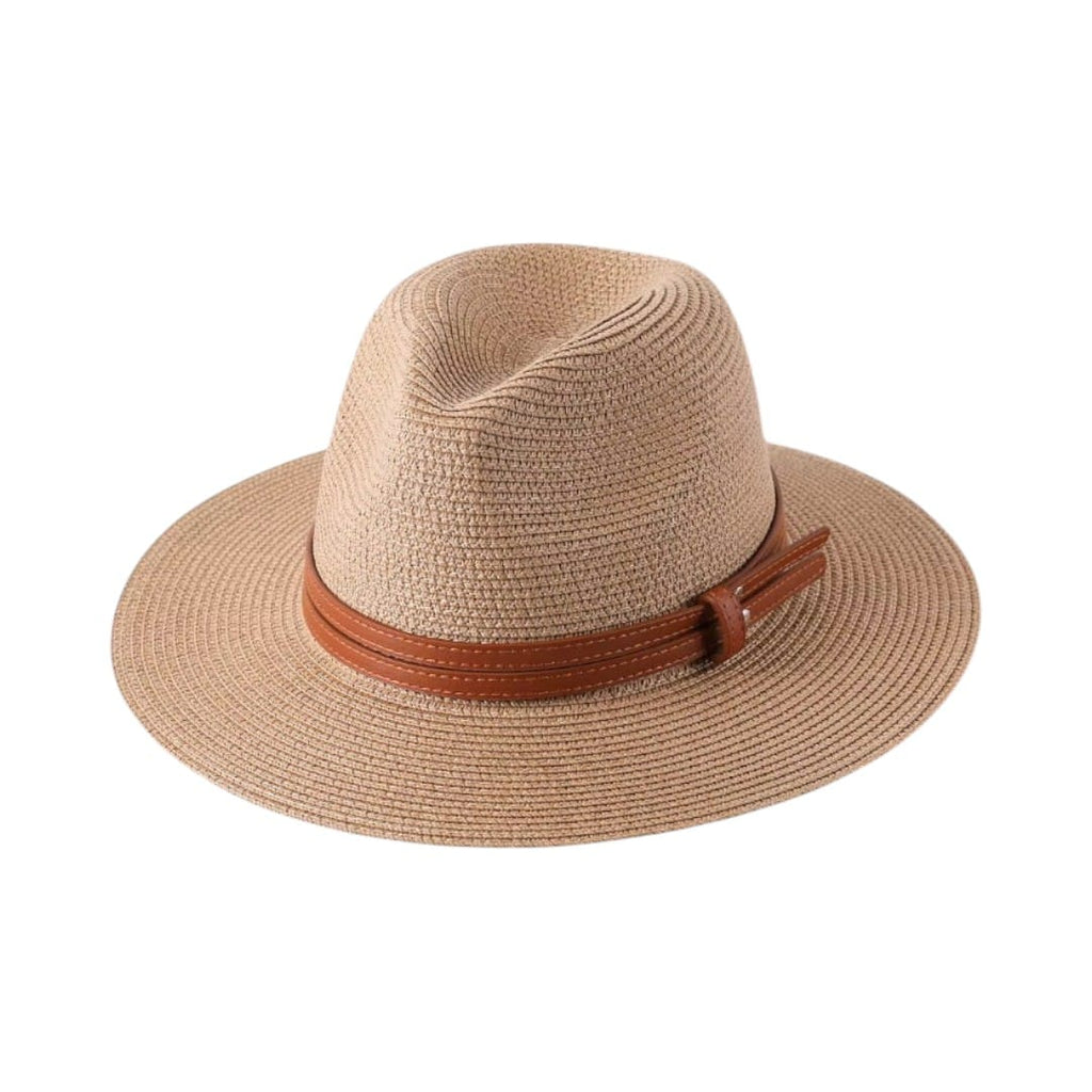 Le Comptoir du Chapeau Marron Clair / 56-58cm Chapeau Panama Paille Naturelle