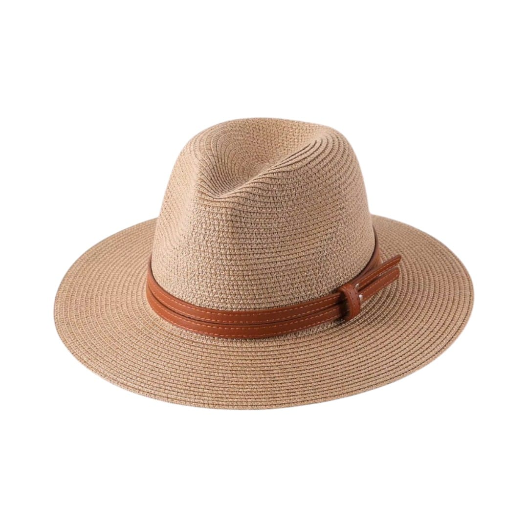 Le Comptoir du Chapeau Marron Clair / 56-58cm Chapeau Panama Paille Naturelle
